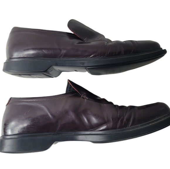 Prada Brown Loafers Distressed